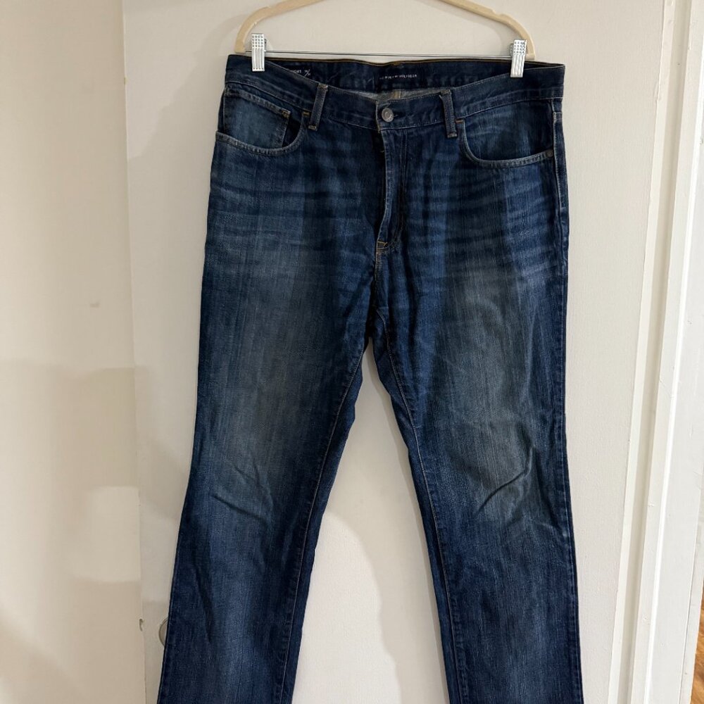 Mens Tommy Hilfiger Straight Leg Jeans – Size 36x34 - Picture 8 of 9